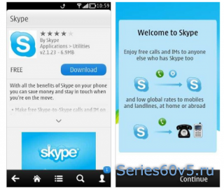 Skype  Nokia Belle