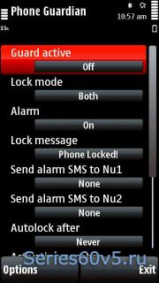 SymbianGuru Phone Guardian v3.01