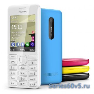 Новый модели Nokia Asha 205 и Nokia 206